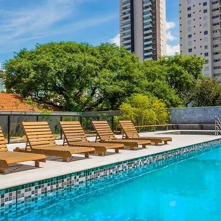 Studio Moderno Com Piscina Proximo A Faria Lima & Congonhas Sao Paulo Exterior photo